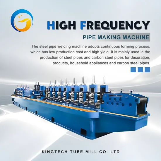 ERW-Rohrmühle, hochfrequenzgeschweißte Rohrmühle, Produktionslinie für Rohrmühlen
